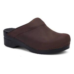Dansko Men's Dark Brown Leather Loafers — Karl Antique